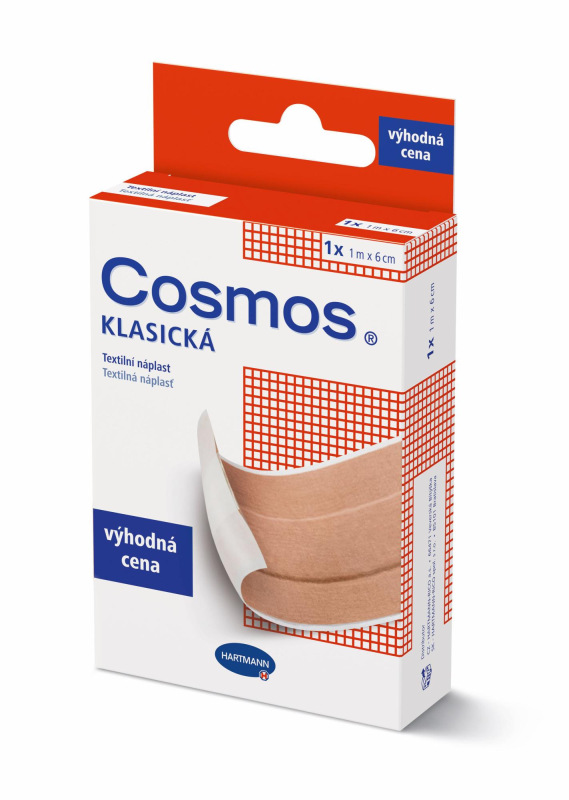Náplasť Cosmos klasická textilná 1m x 6cm