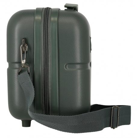 JOUMMA BAGS ABS Cestovný kozmetický kufrík PEPE JEANS ACCENT Verde, 21x29x15cm, 9L,7693933