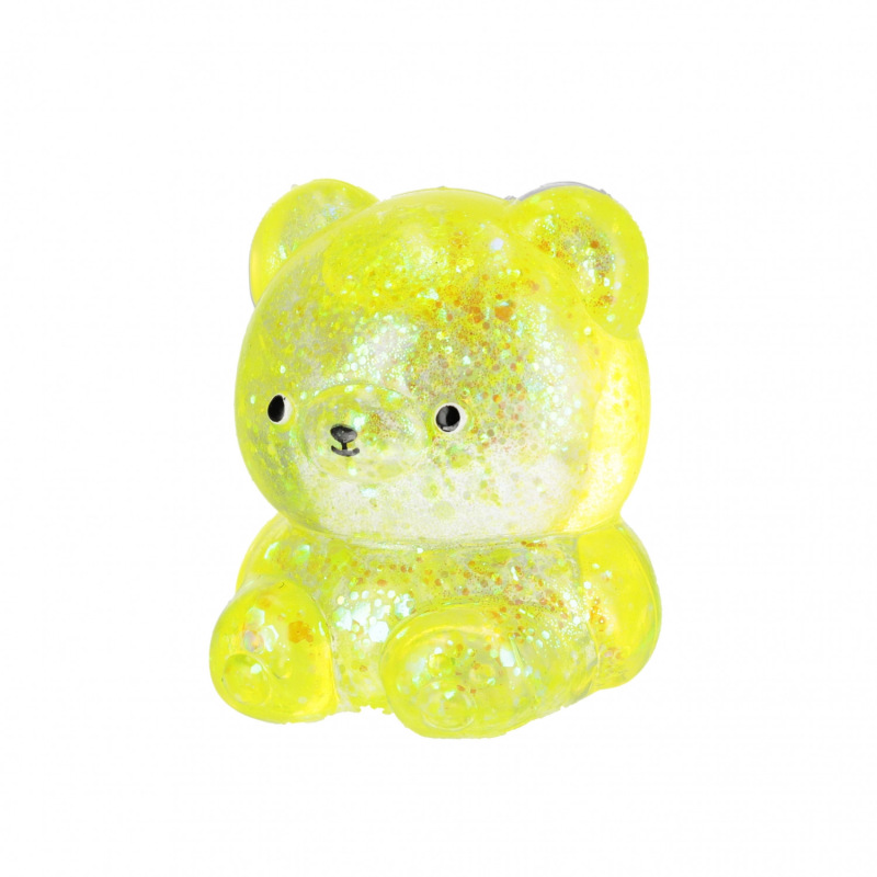 Stláčací trblietavý medvedík 1
