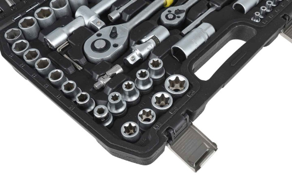 Gola sada 1/4" a 1/2", 108-dielna v plastovom kufri, KELTIN 4