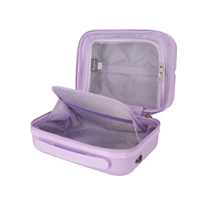 ABS Cestovný kozmetický kufrík PEPE JEANS ACCENT Lila, 21x29x15cm, 9L, 7693935 5