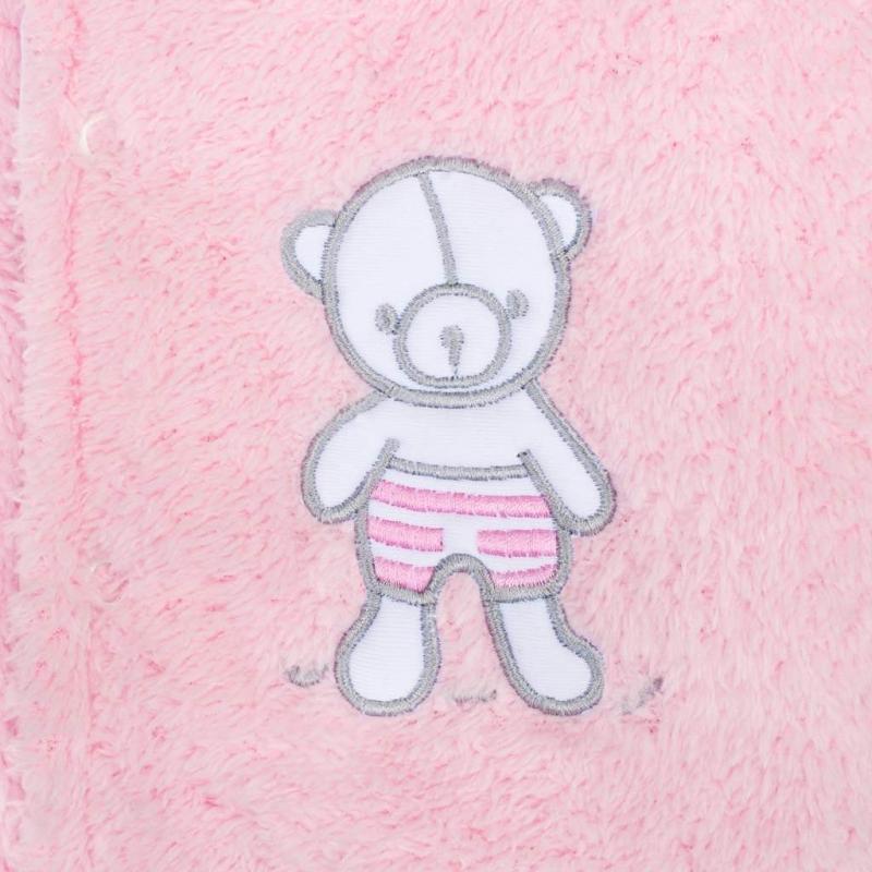Zimný kabátik New Baby Nice Bear ružový 56 (0-3m)
