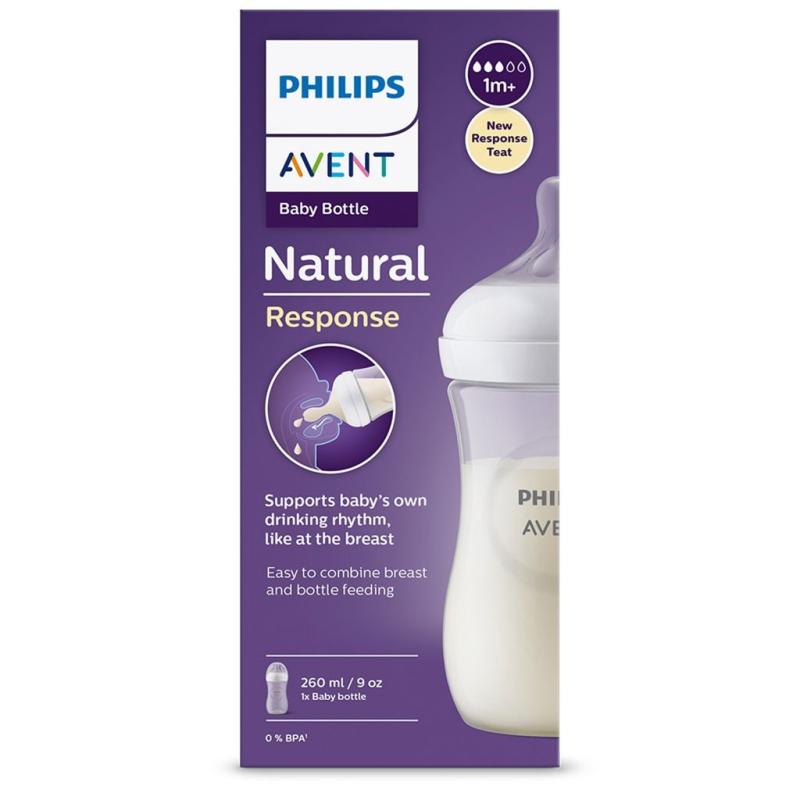 Dojčenská fľaša Avent Natural Response 260 ml 1