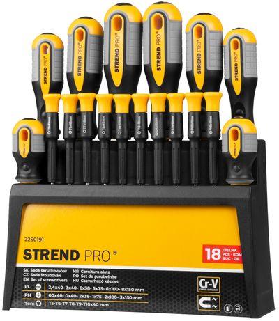 Sada skrutkovačov Strend Pro SDX72-118, 18 dielna, Torx + ploché + Phillips