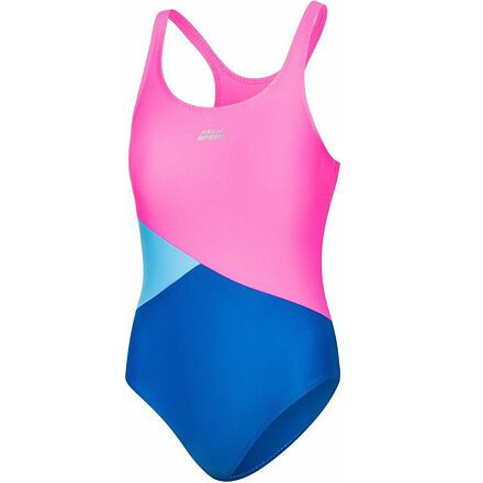 Aqua-Speed Pola dievčenské plavky ružová veľ.152