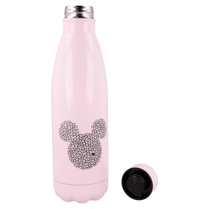 STOR Nerezová fľaša / termoska MICKEY MOUSE Pink Love, 780ml, 03610