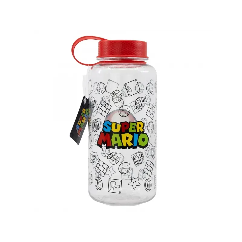 Plastová XL fľaša SUPER MARIO, 1100ml, 03596