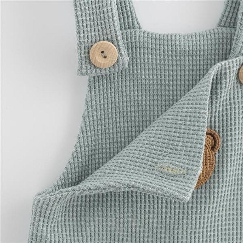 Dojčenské zahradníčky New Baby Luxury clothing Oliver sivé 68 (4-6m)