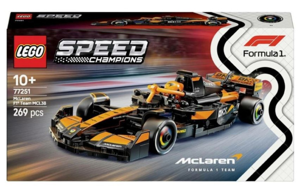LEGO Speed Champions Pretekárske auto McLaren F1 Team MCL38 1