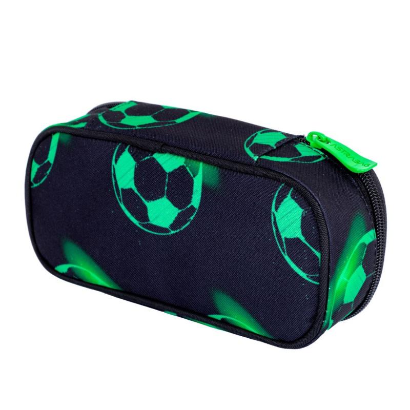 Jednokomorový peračník / puzdro AstraBAG NEON FOOTBALL, AC6, 503024075