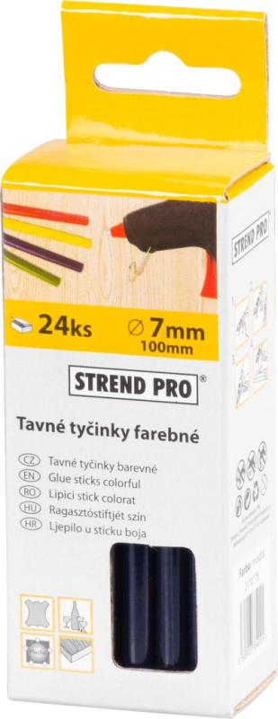 Tyčinka Strend Pro GS-201A, 100x07 mm, modrá, bal. 24 ks, tavná, lepiaca, náplň do tavnej pišt