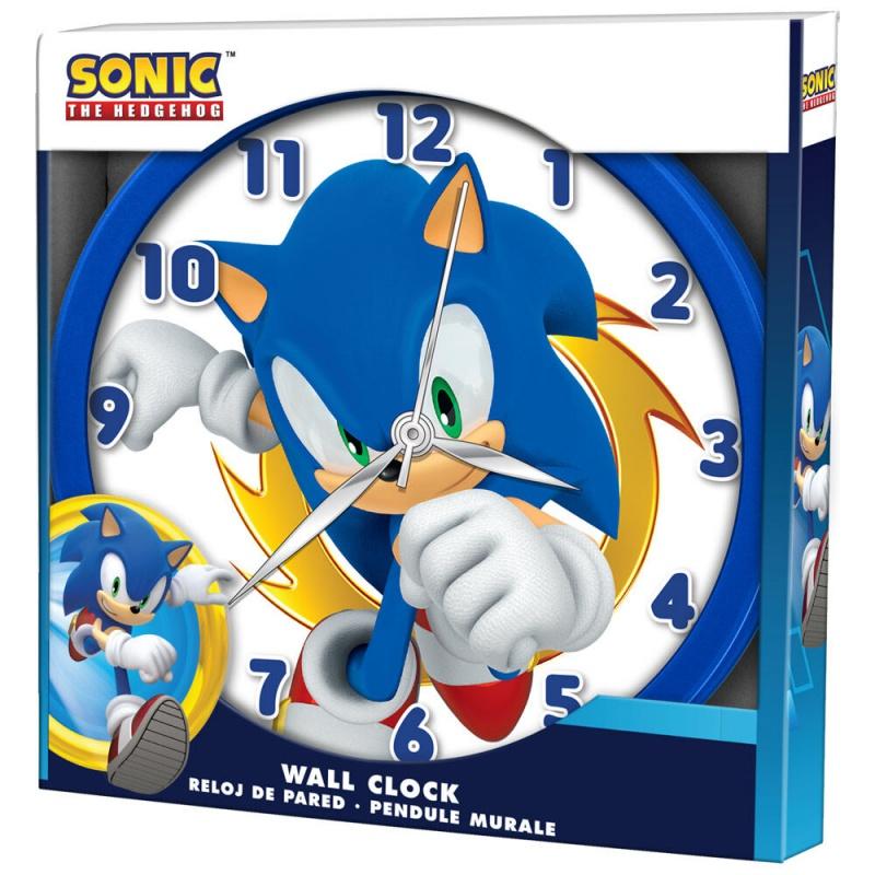 KIDS LICENSING Detské nástenné hodiny JEŽKO SONIC, SNC3002