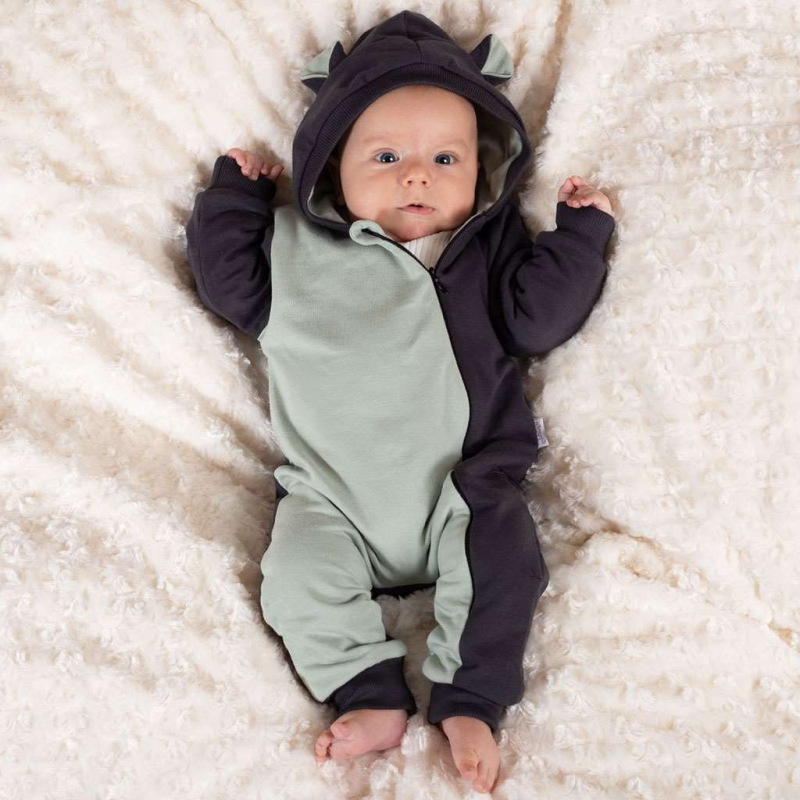 Dojčenský teplákový overal s kapucňou Nicol Olaf 68 (4-6m) 1