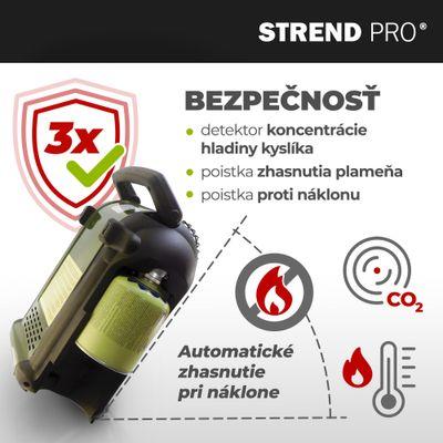 Ohrievač Strend Pro AD037, na kartuš so závitom, kempingový, prenosný, piezo