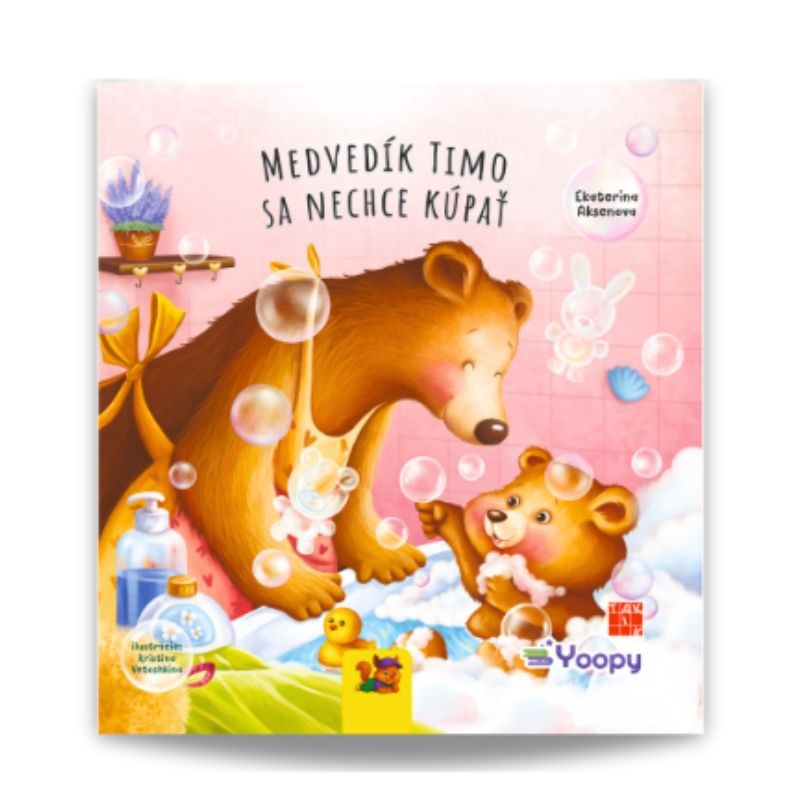 Medvedík Timo sa nechce kúpať