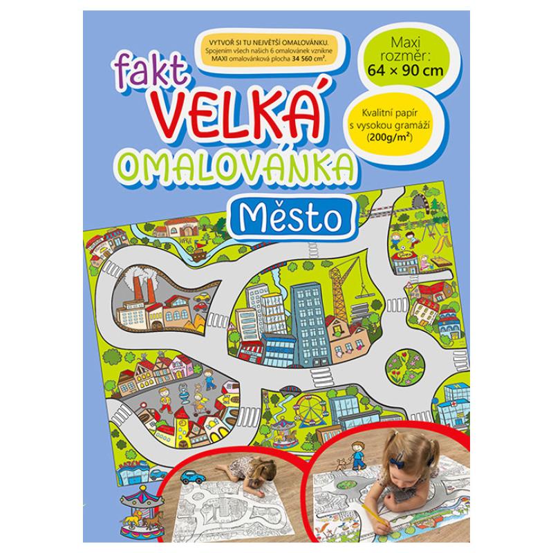 Lauko Fakt veľká omaľovánka Mesto