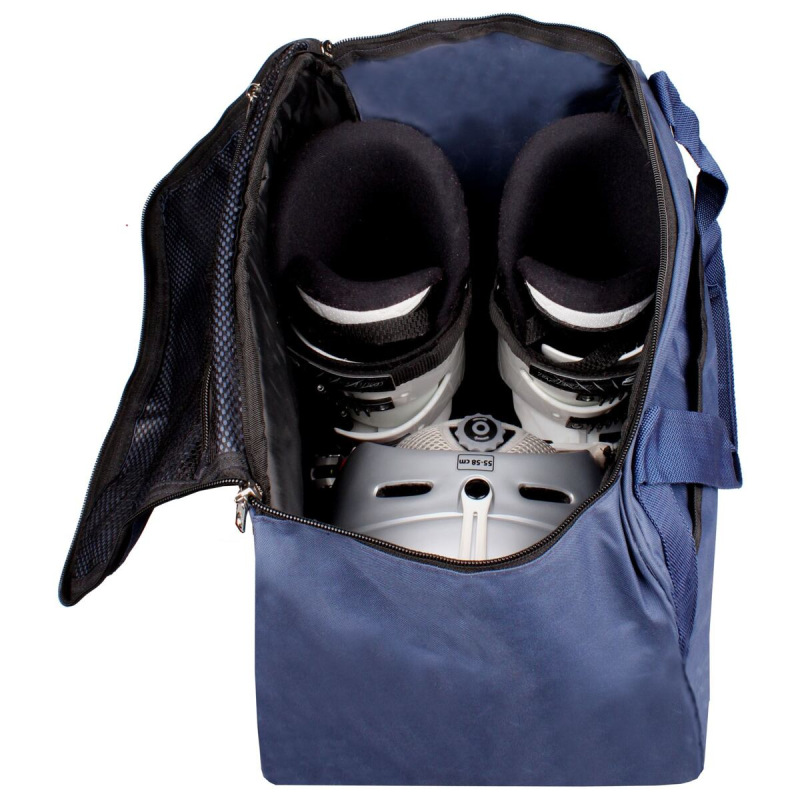 Ski Rucksack taška na helmu a lyžiarky navy 2