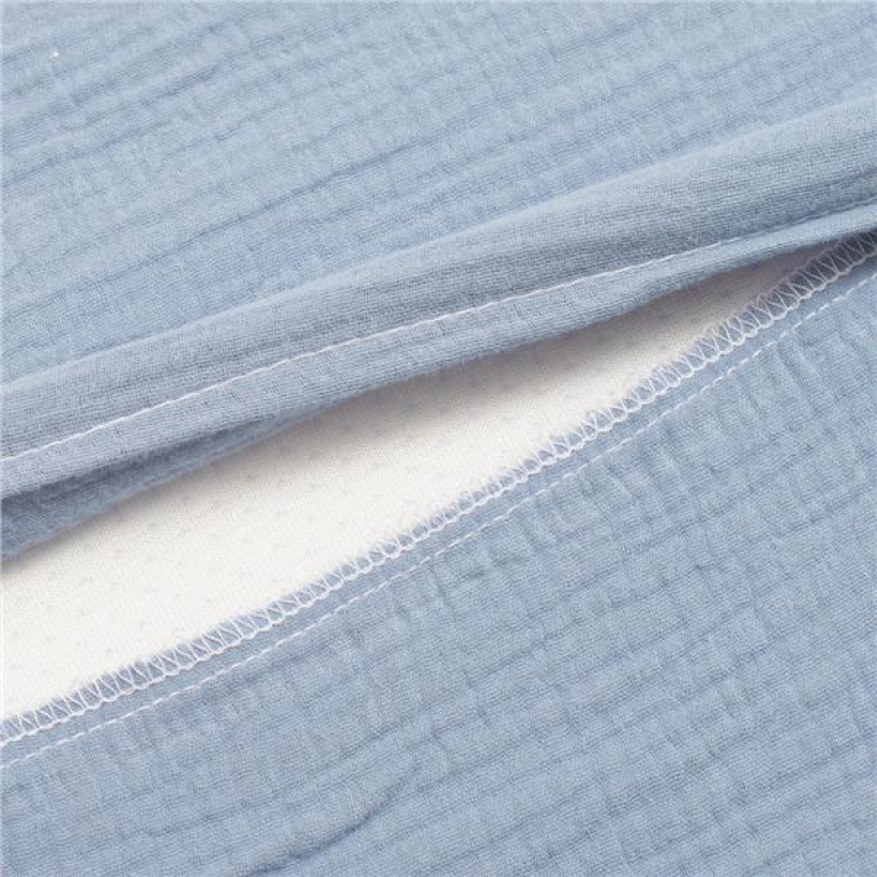 Mušelínový poťah na detský vankúš - klin New Baby STANDARD 59x37cm blue 1