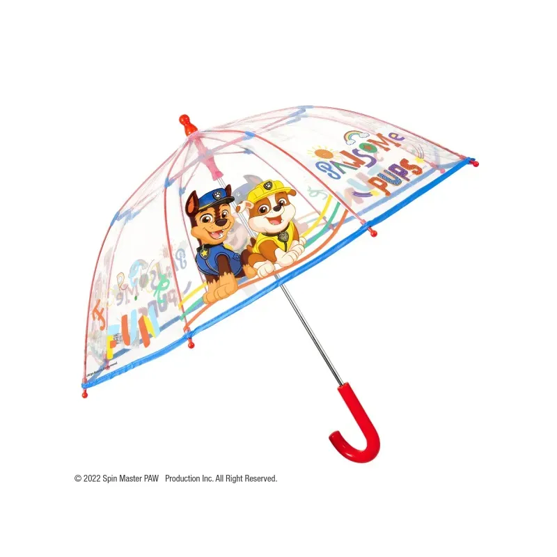 PERLETTI Detský dáždnik PAW PATROL Transparent, 75151