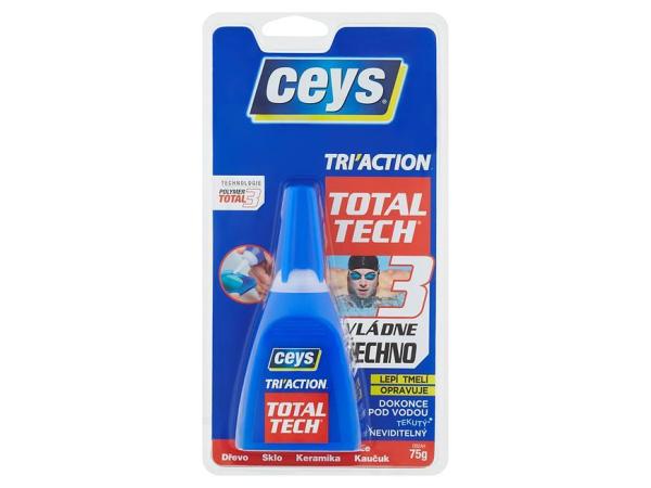 Lepidlo Ceys TOTAL TECH TRI´Action, 2v1 tmel, 75 g