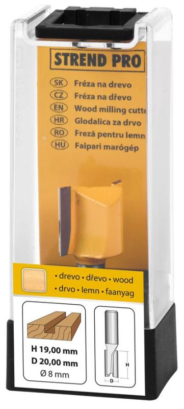 Fréza do dreva Strend Pro S12 mm, YC0206, frézka do hornej frézy, D20 H19