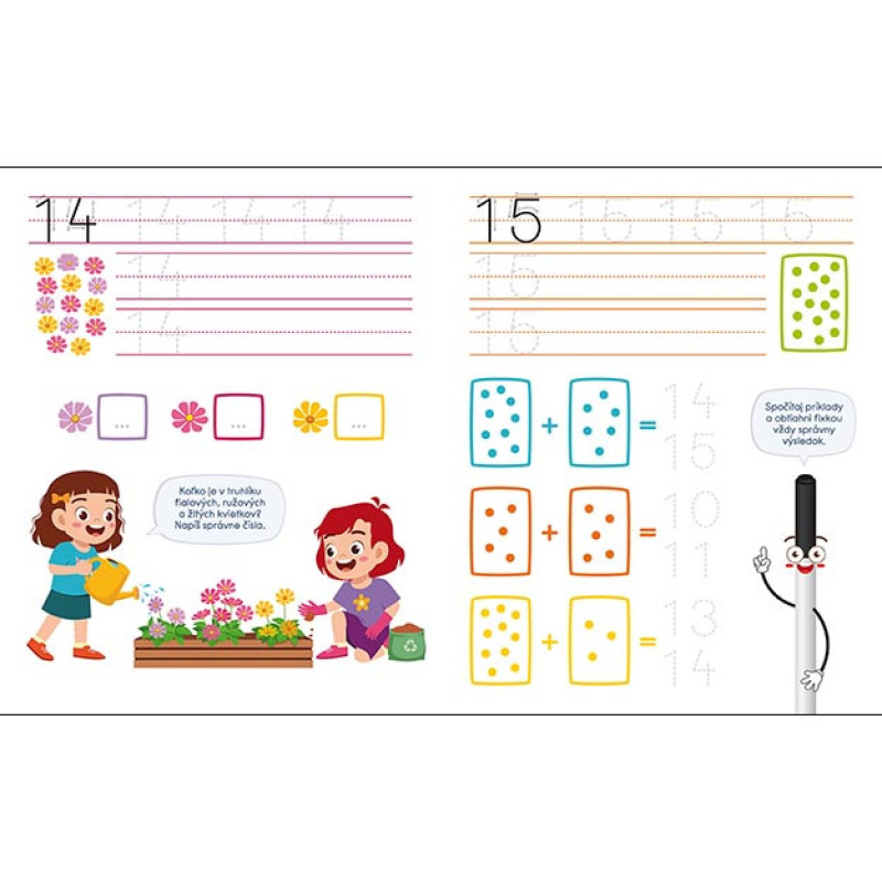 Zošity pre predškolákov Čísla a počítanie 2
