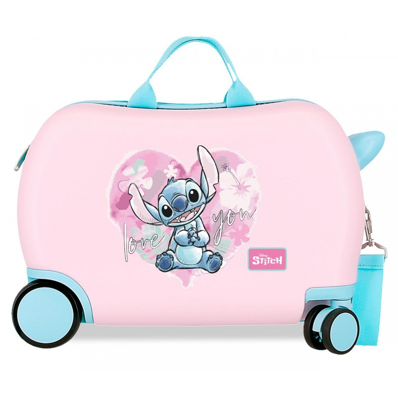 Detský cestovný kufor / odrážadlo Lilo & Stitch Heart, 25L, 4981041