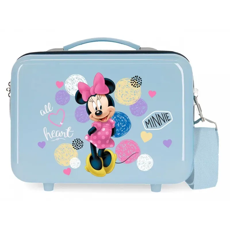 JOUMMA BAGS ABS Cestovný kozmetický kufrík MINNIE MOUSE Love, 21x29x15cm, 9L, 2053923