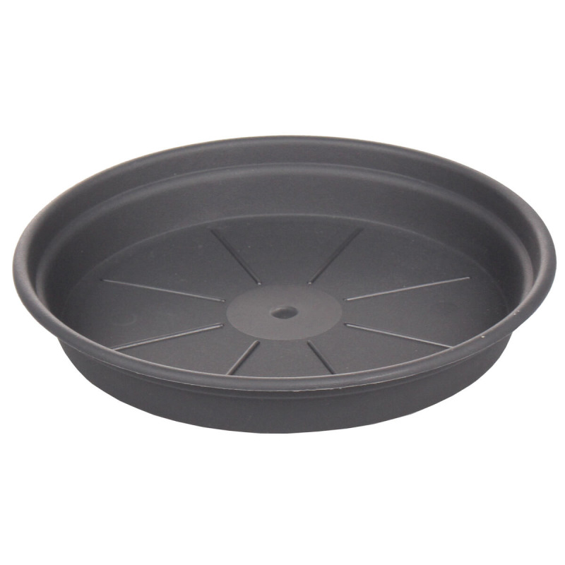 Camelie miska pod kvetináč 12 antracitová