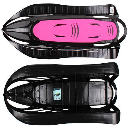 Neon Grip plastové sánky čierna-ružová 1