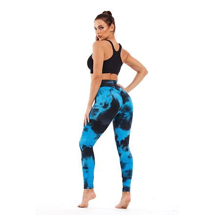 Yoga Color športové legíny modrá 1