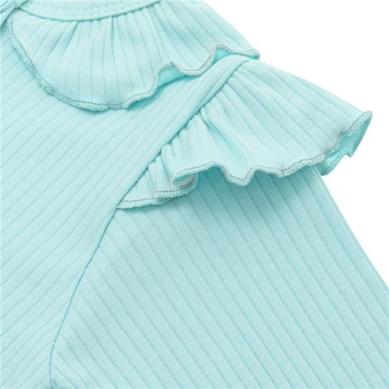 Dojčenský bavlnený overal New Baby Stripes ľadovo modrá 68 (4-6m) 1