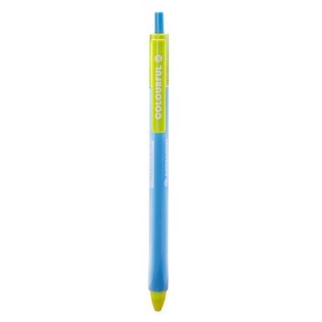 ASTRA ASTRAPEN Colorful, Guľôčkové pero 0,6mm, modré, blister, mix farieb, 201022016