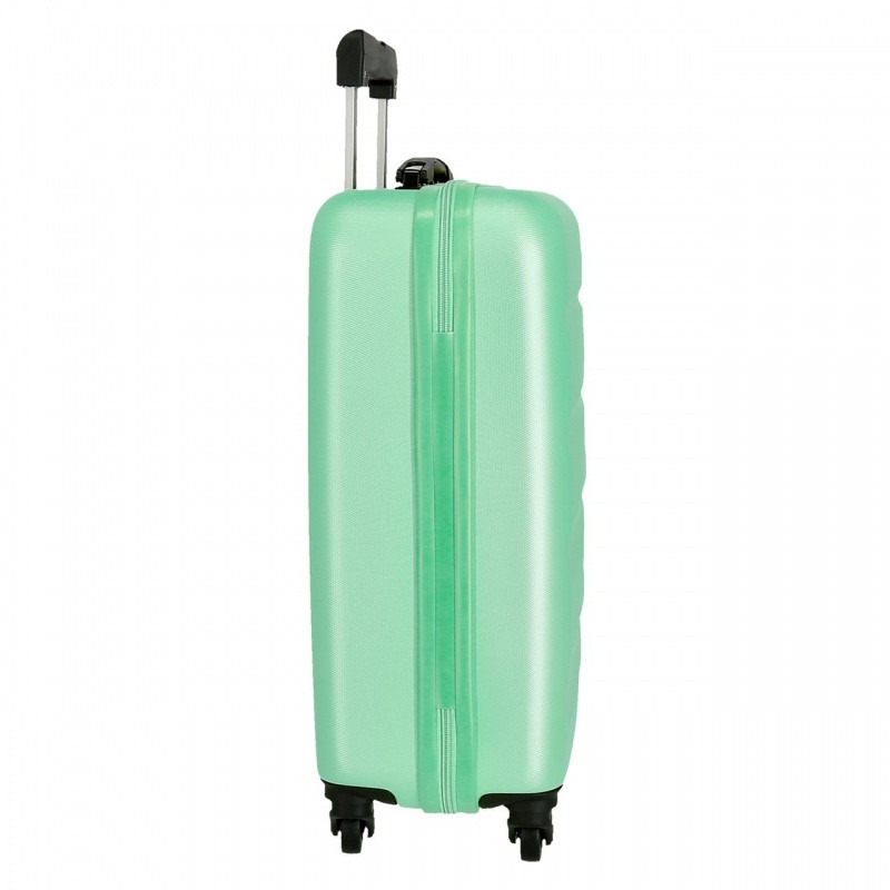 ROLL ROAD Flex Turquesa, ABS Cestovný kufor, 55x38x20cm, 35L, 584916B (small) 3