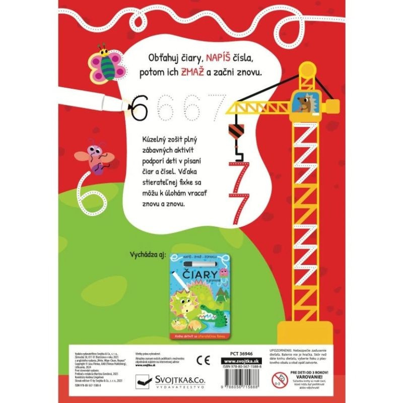 Čísla - Napíš, zmaž, zopakuj 5