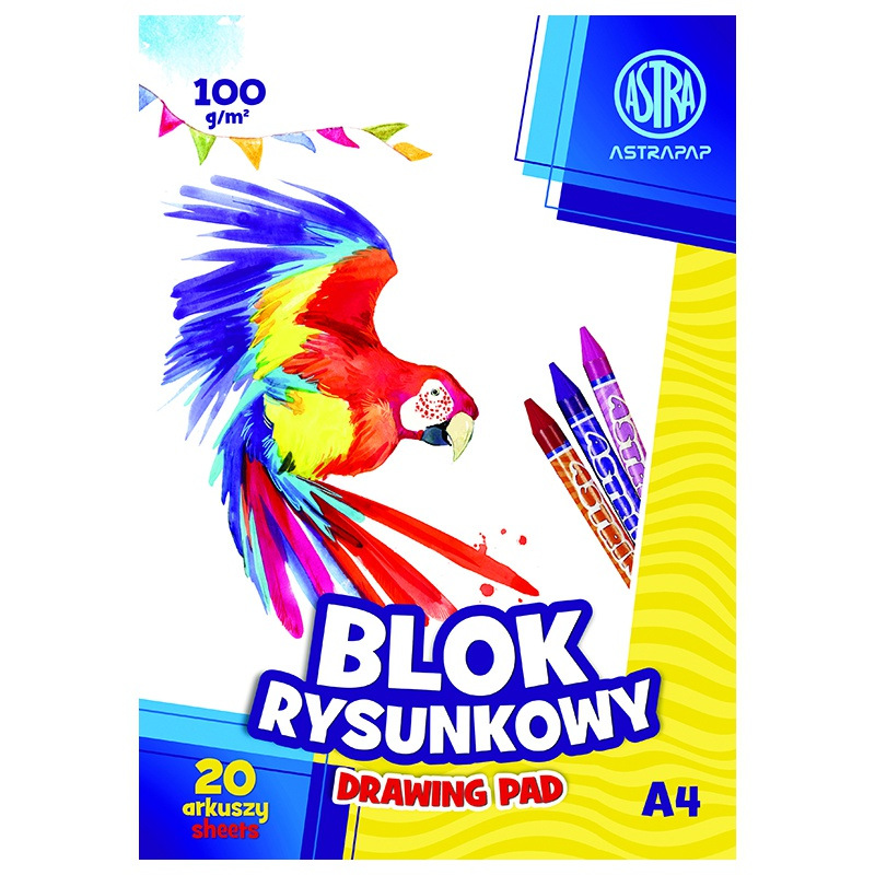 ASTRA Náčrtník / skicár A4, 20 listov 90g/m2, 106119001 1