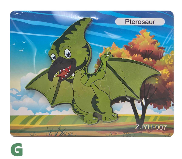 Drevené puzzle Dinosaurus 7