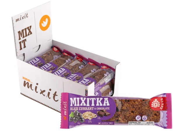 Mixit Mixitky BEZ LEPKU - Čierne ríbezle + Čokoláda (20 ks) 1200 g