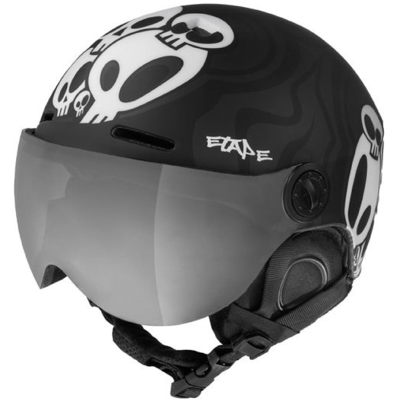 Speedy PRO detská lyžiarska prilba čierna-biela