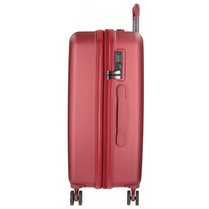 MOVOM Wood Red, Škrupinový cestovný kufor, 75x52x32cm, 109L, 5319366 (large exp.) 1