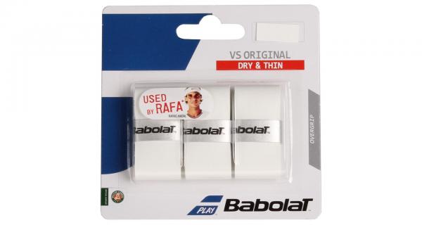 Babolat VS Original overgrip omotávka tl. 0,4 mm biela 3ks