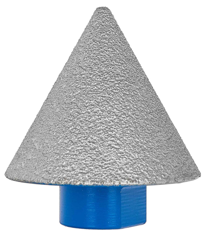 Brúsny diamantový kužeľový kotúč 2-50 mm, upnutie závit M14, GEKO 1