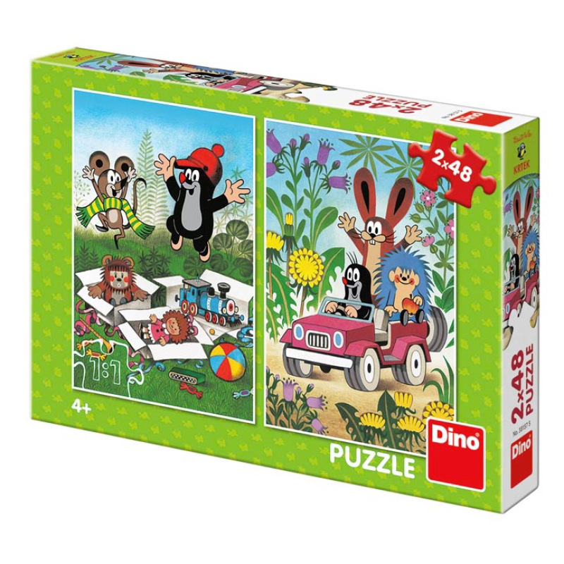 Puzzle Krtko sa raduje 2x48ks