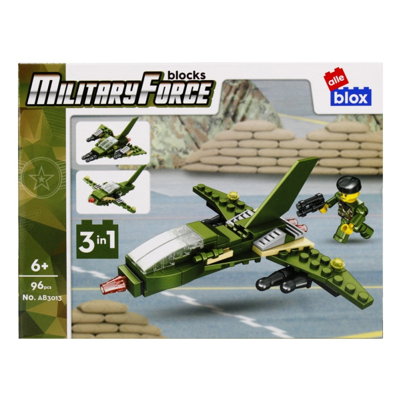 Stavebnica Armáda s postavičkou - 8 druhov 8