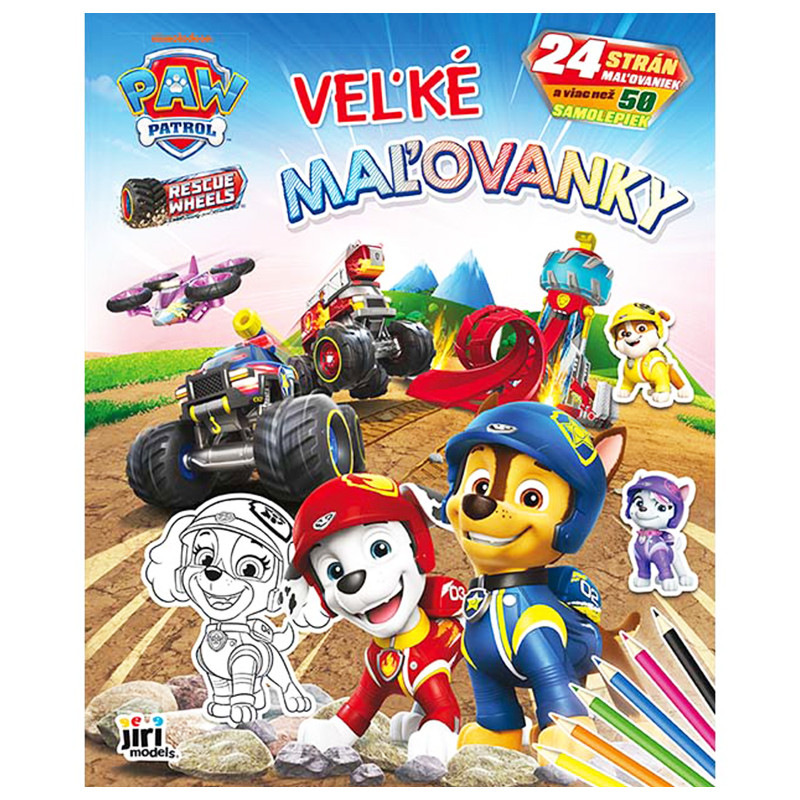 Veľké maľovanky Labková patrola