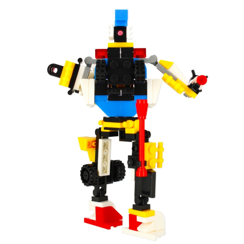 Stavebnica Robot - 4 druhy 3