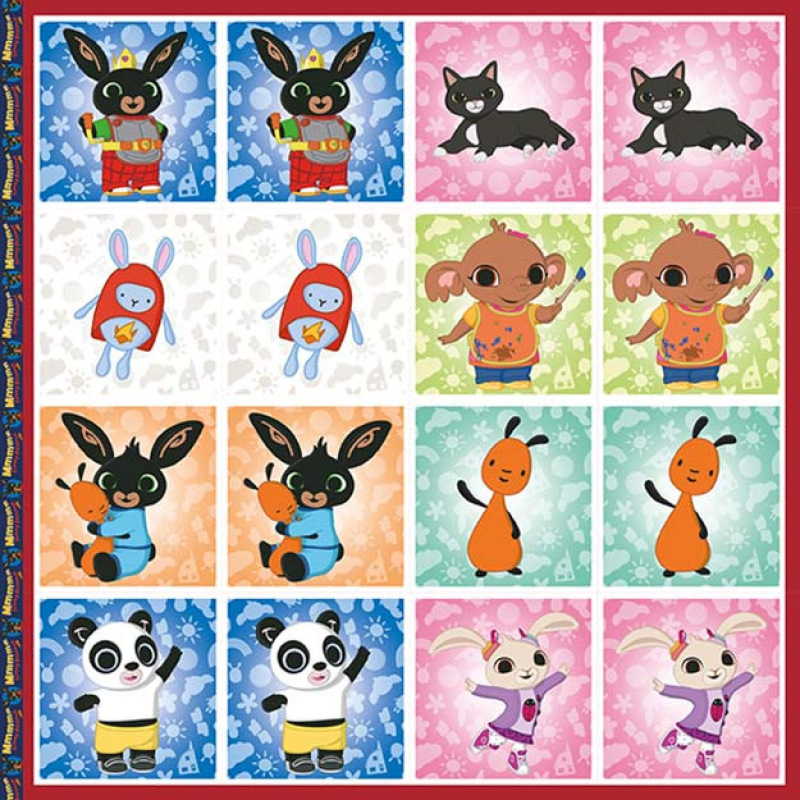 Pexeso v zošite Bing 1