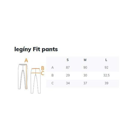 Fit Pants športové legíny čierna 5