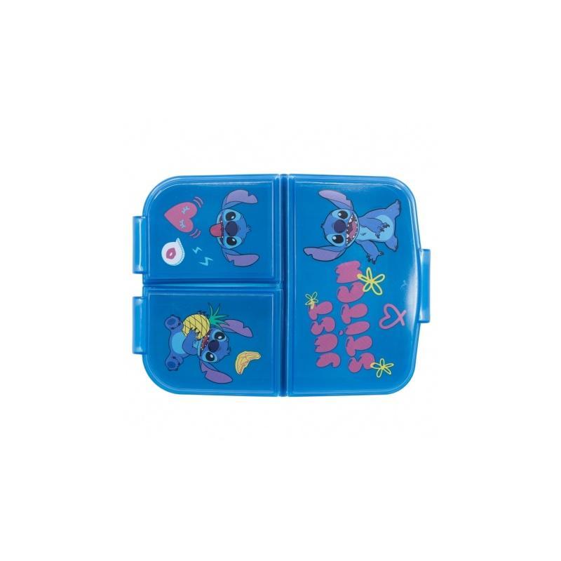 STOR Delený plastový box na desiatu Lilo & Stitch, 75020