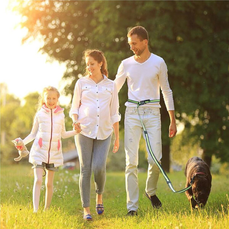 Runner Buddy 4.0 vodítko na behanie zelená 2